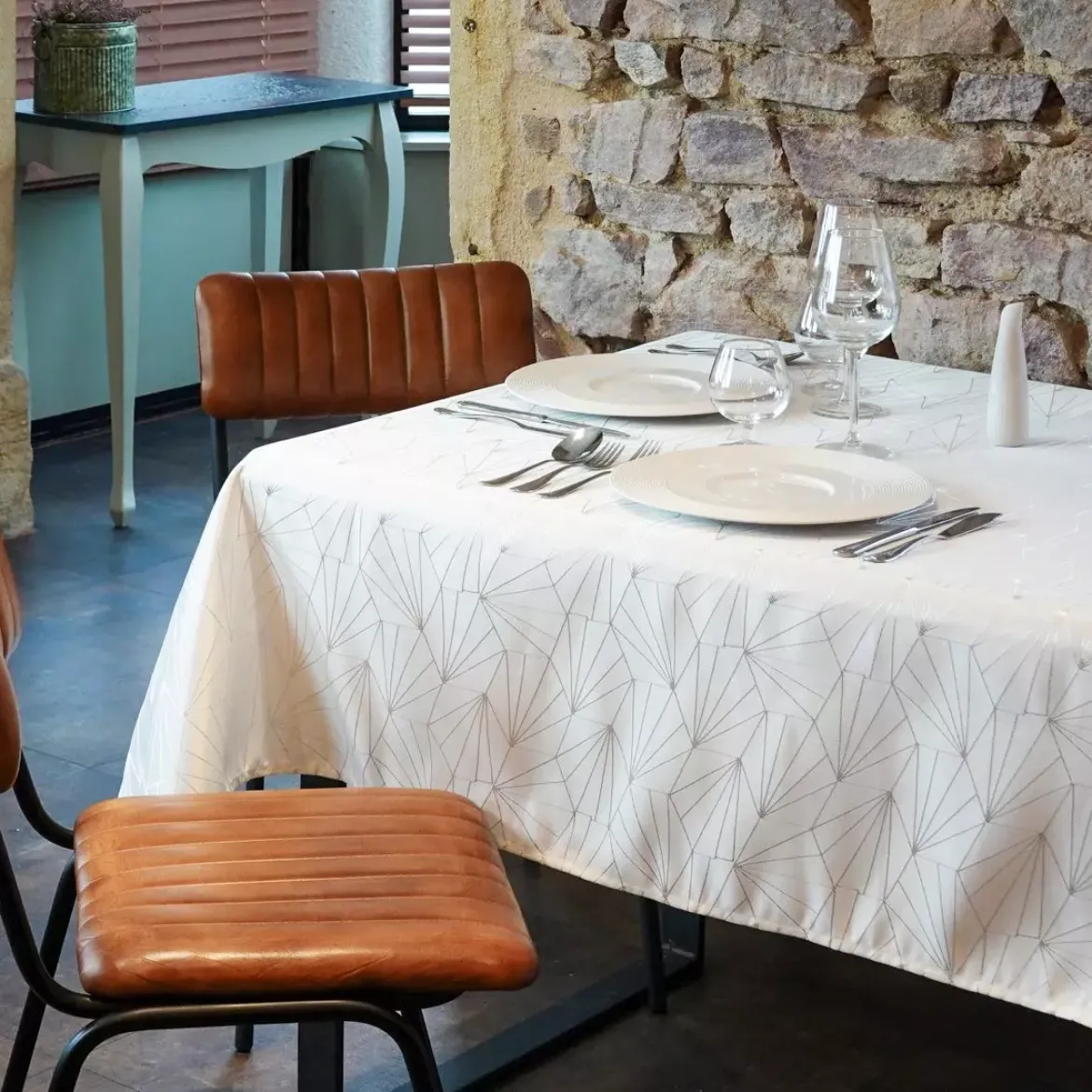 Tovaglia rettangolare (L300 cm) Facette Bianco