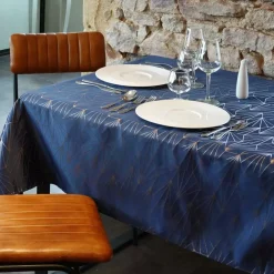 Tovaglia rettangolare (L300 cm) Facette Blu