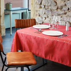Tovaglia rettangolare (L350 cm) Facette Rosso