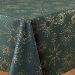 Tovaglia rettangolare (L240 cm) Pampille métallisé Verde