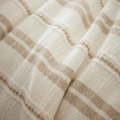 Trapunta reversibile in cotone testurizzato e percalle (90 x 220 cm) Alice Corda