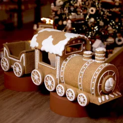 Trenino di Natale Gigante (56 x H38 cm) Pan di Zenzero Ghiotto