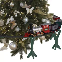 Trenino elettrico musicale a pile per albero di Natale (D88 cm) King's Cross