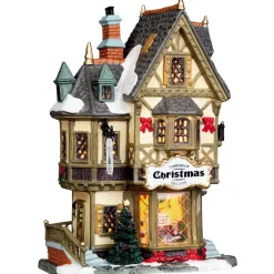 Villaggio di Natale Lemax luminoso Boutique Tannenbaum Christmas Shop