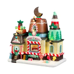 Villaggio di Natale Lemax luminoso Negozio di dolci La Gioiosa Menta
