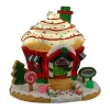 Villaggio di Natale Lemax luminoso Peppermint Cottage