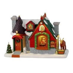 Villaggio di Natale Lemax luminoso Snack di Babbo Natale