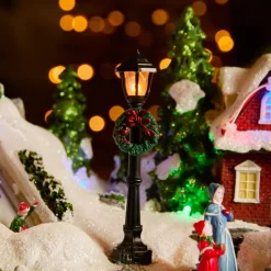 Villaggio di Natale luminoso e animato (H31 cm) Avventure invernali