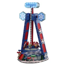 Villagio di Natale Lemax luci, musica e movimento Spinning Snowflake