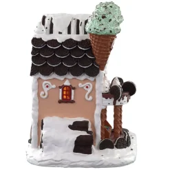 Villagio di Natale Lemax luminoso a pile Gekataio Cookies n' cream
