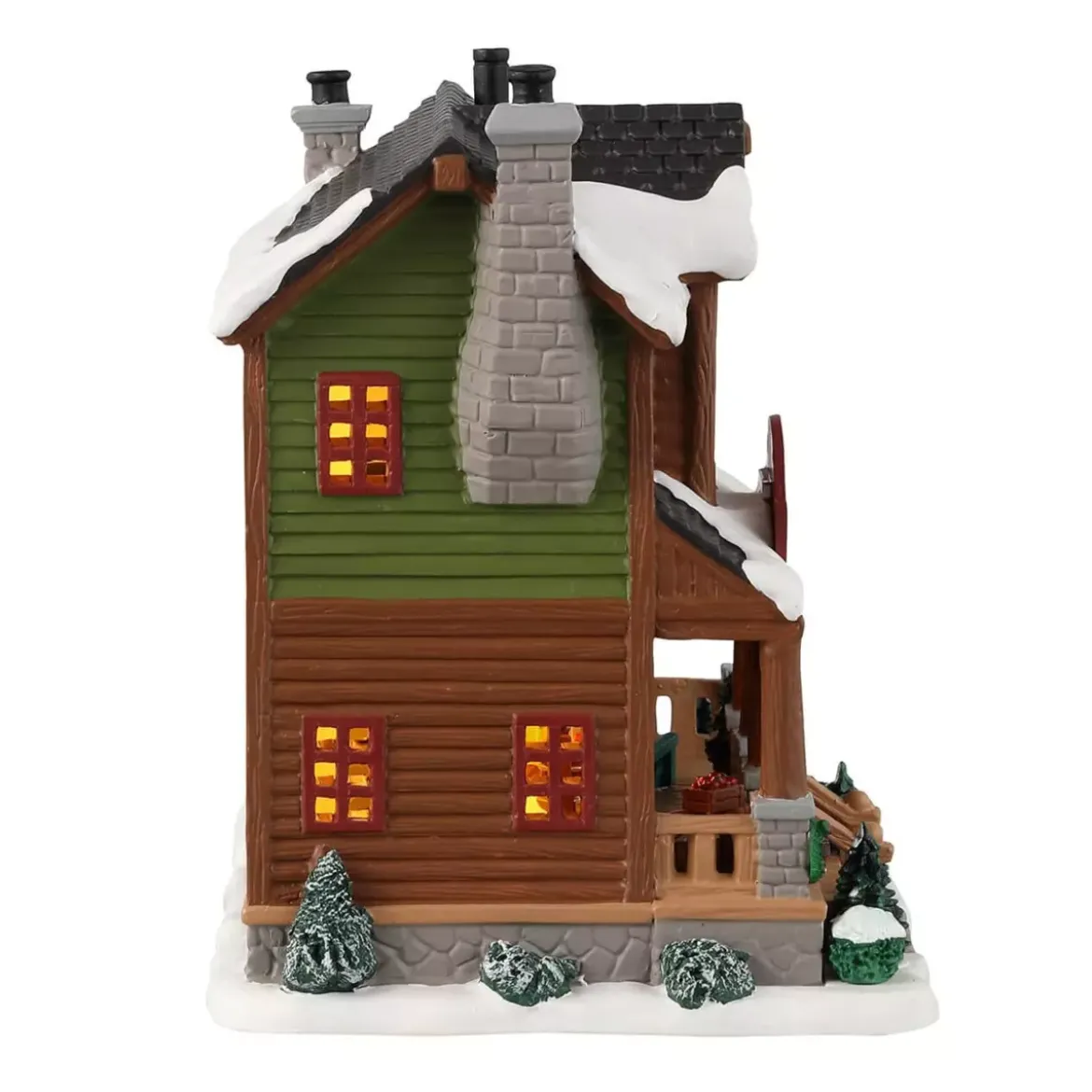 Villagio di Natale Lemax luminoso a pile Cidrerie White Moutain