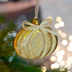 Zucca in pino da appendere (Alt8 cm) Zucca Naturale