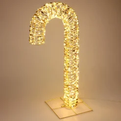 Zucchero filato luminoso 400 LED (H75 cm) Natale Oro